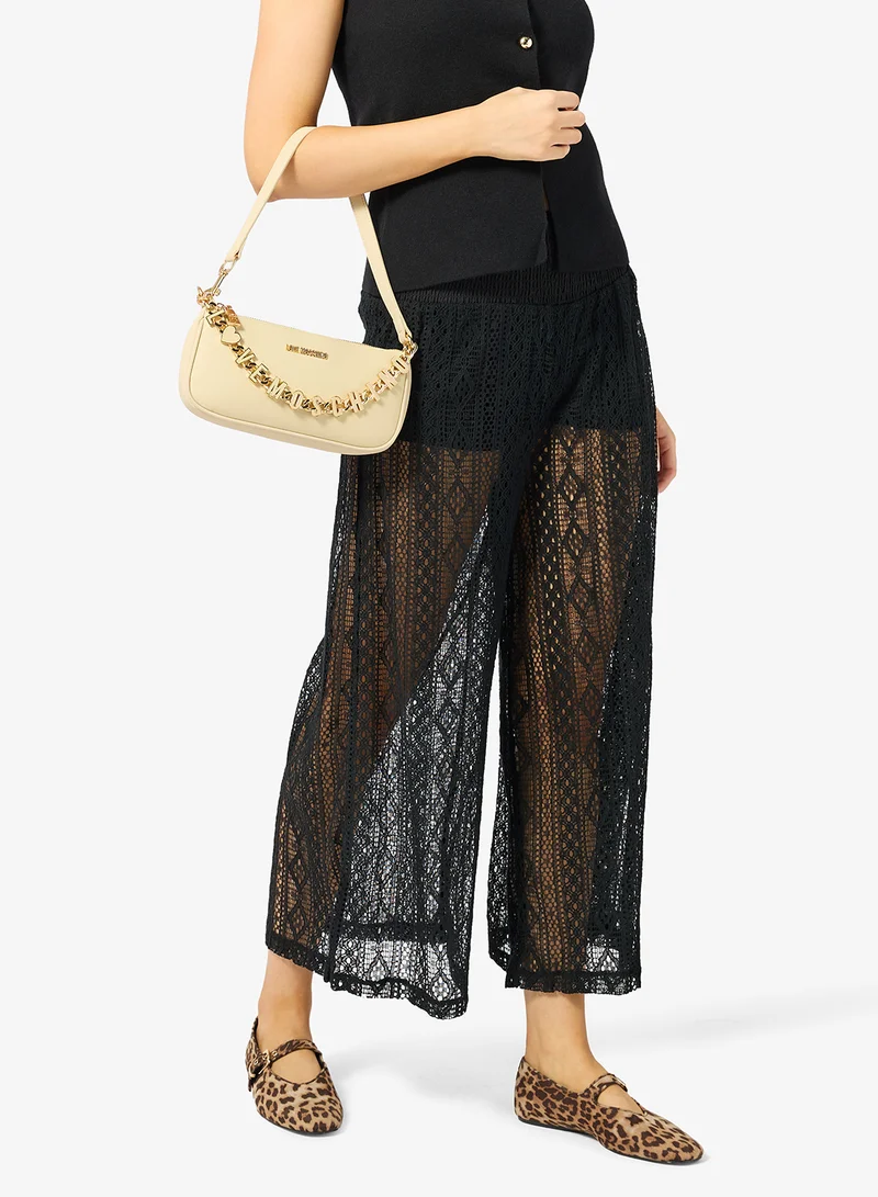 Love Moschino  Dangling Calf + PU Shoulder Bag for Women | Best Price UAE